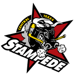 logo-of-a-bull-head-over-a-red-star-biting-a-hockey-stick-in-half