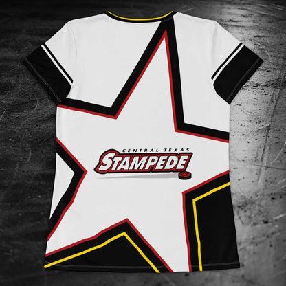 Central Texas Stampede White Jersey Shirt - Women's