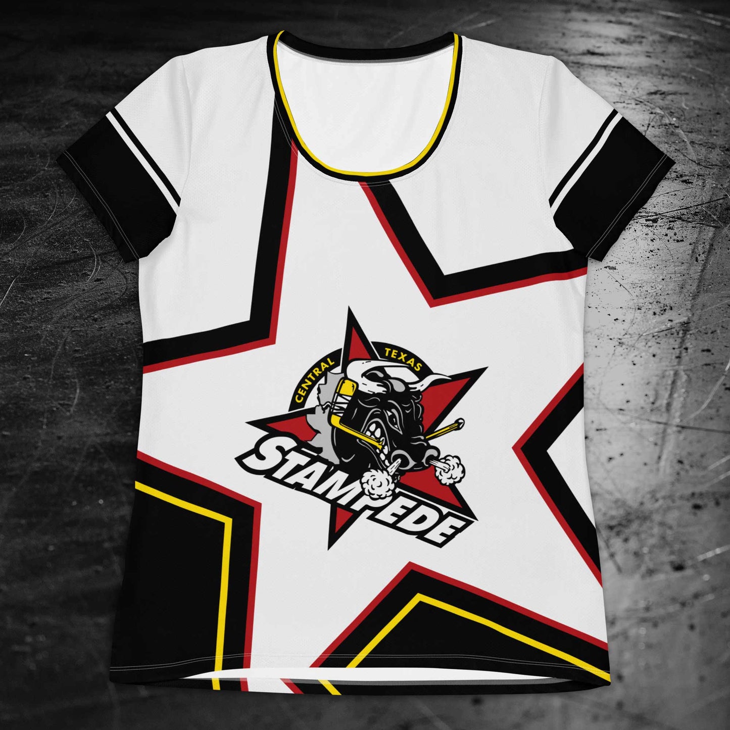 Central Texas Stampede White Jersey Shirt - Women's