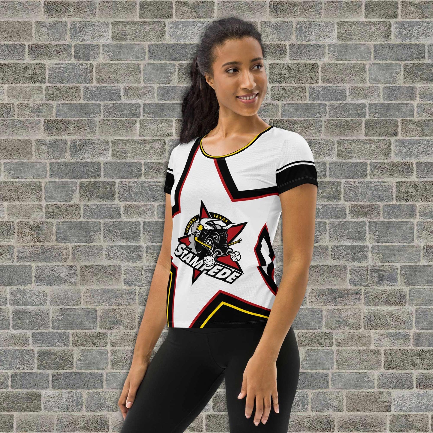 Central Texas Stampede White Jersey Shirt - Women's