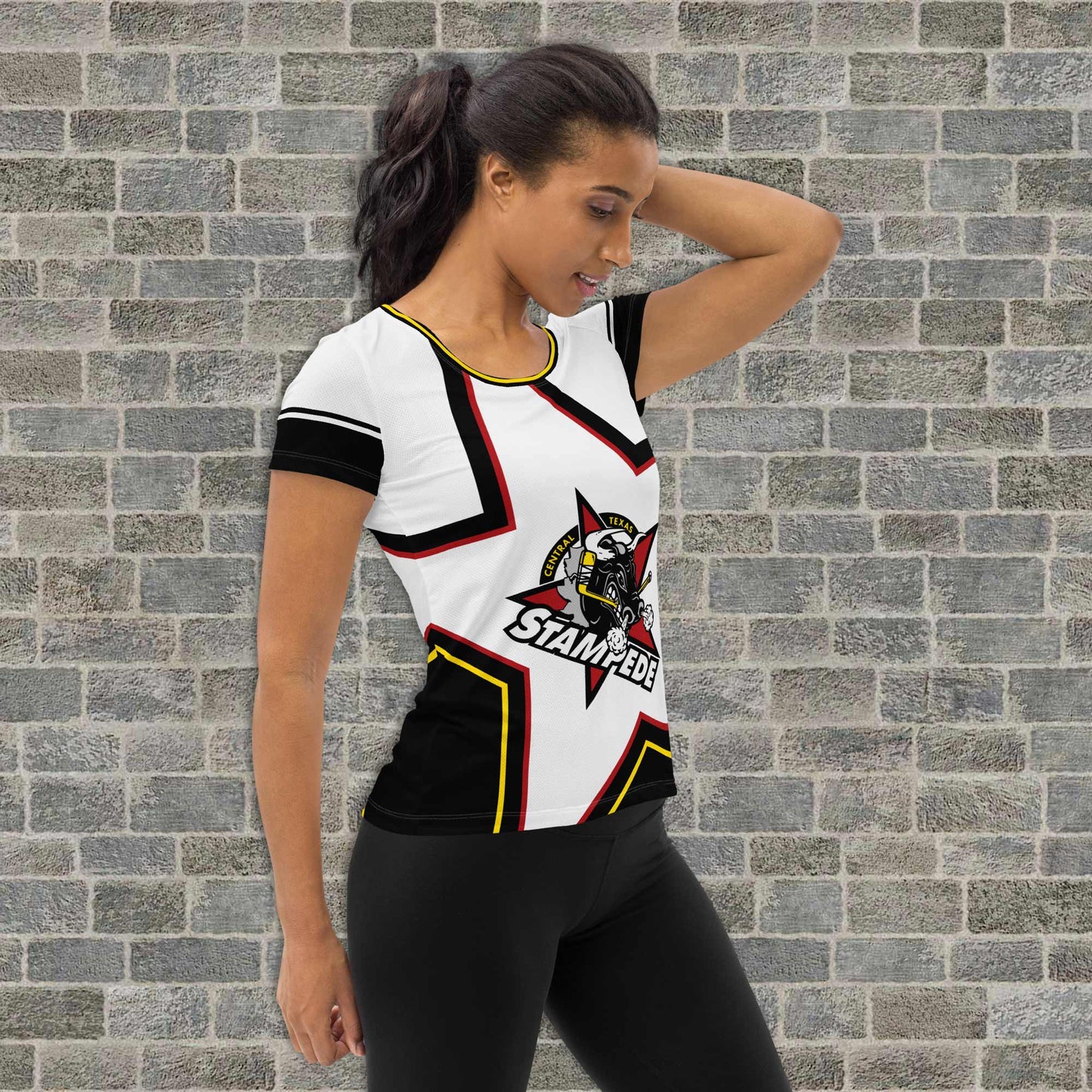 Central Texas Stampede White Jersey Shirt - Women's